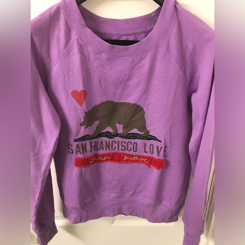 Urban Connection San Francisco California size medium purple sweater